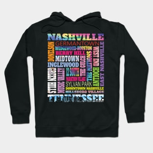 Fun Nashville Tennessee Music City Pride Neighborhoods Hoodie